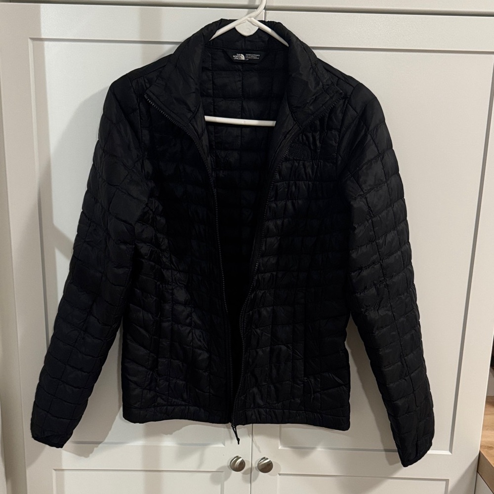 North Face Black Quilted Jacket